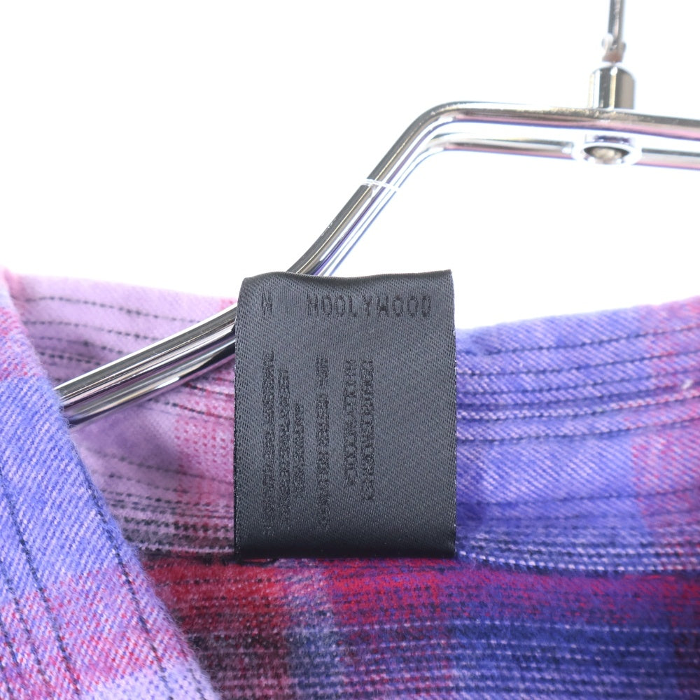 N.HOOLYWOOD(エヌハリウッド) CHECKED SHIRT 7B チェック柄 長袖シャツ マルチ 292-SH07-001