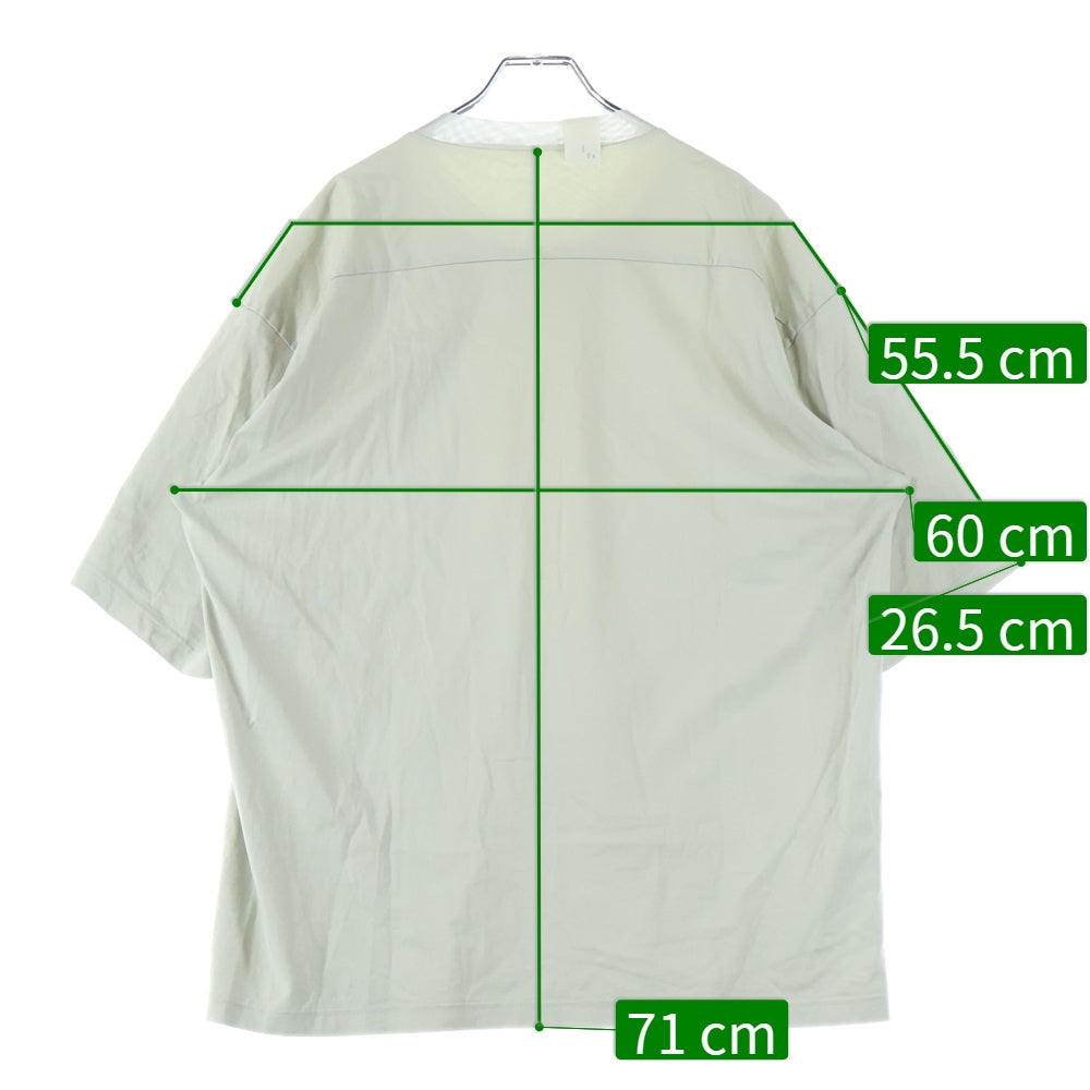 N.HOOLYWOOD(エヌハリウッド) RANDOM TUCKED CREW NECK T-SHIRT ランダム タック クルーネック 半袖Tシャツ グリーン 1201-CS20-020