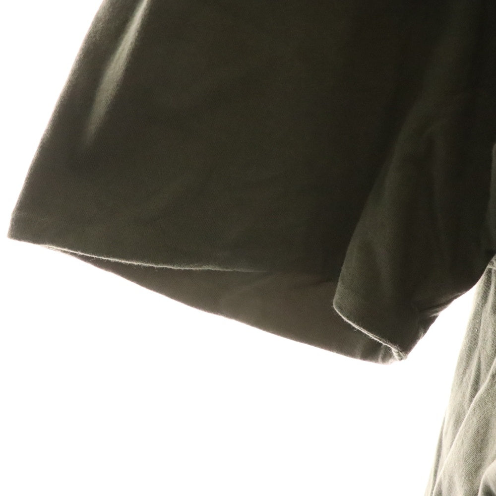 N.HOOLYWOOD(エヌハリウッド) 22SS アームロゴ レイヤードデザイン クルーネック カッソー 半袖Tシャツ グリーン 2212-CS08-017