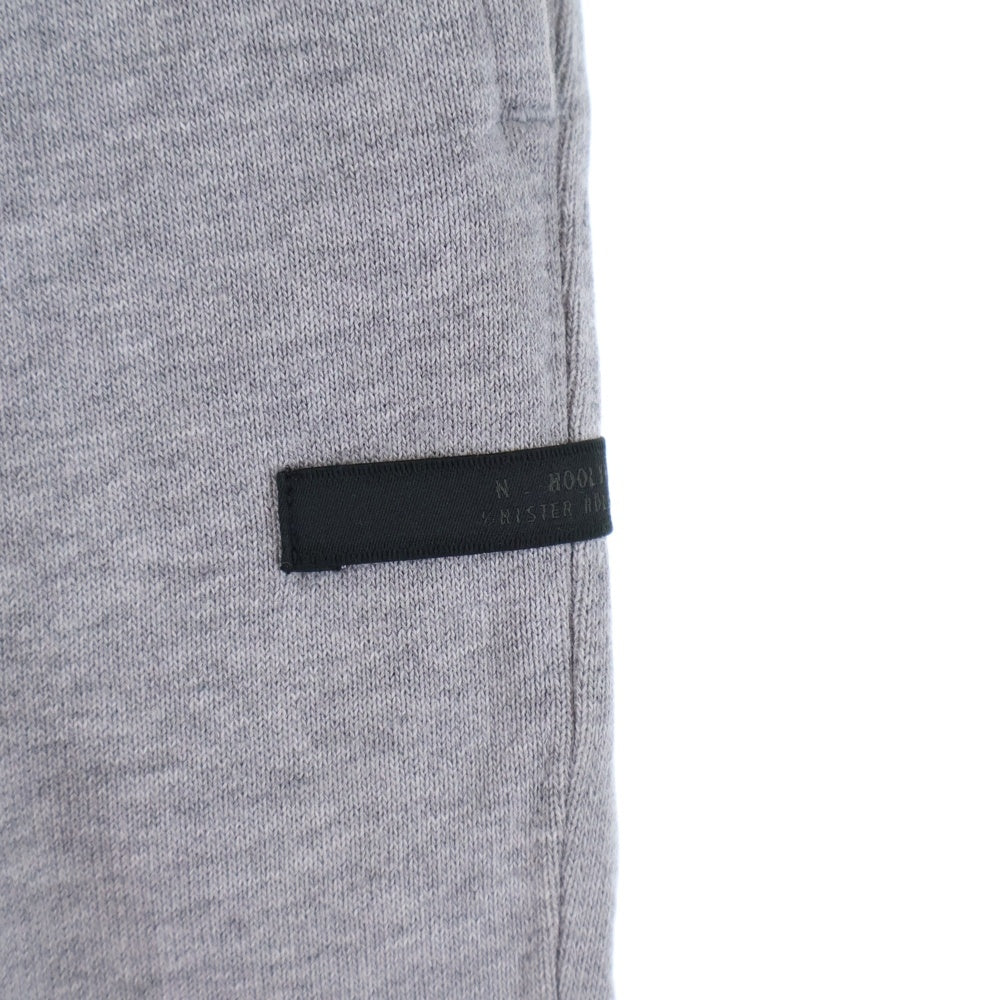 N.HOOLYWOOD(エヌハリウッド) 22SS SWEAT PANTS サイドロゴデザイン マルチポケット ドローストリング スウェットパンツ グレー 221-CP25-021