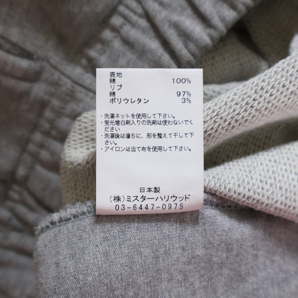 N.HOOLYWOOD(エヌハリウッド) 22SS SWEAT PANTS サイドロゴデザイン マルチポケット ドローストリング スウェットパンツ グレー 221-CP25-021