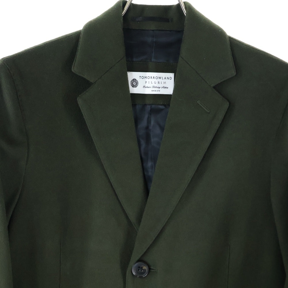 TOMORROWLAND PILGRIM(トゥモローランド ピルグリム) ウール チェスターコート ジャケット カーキ