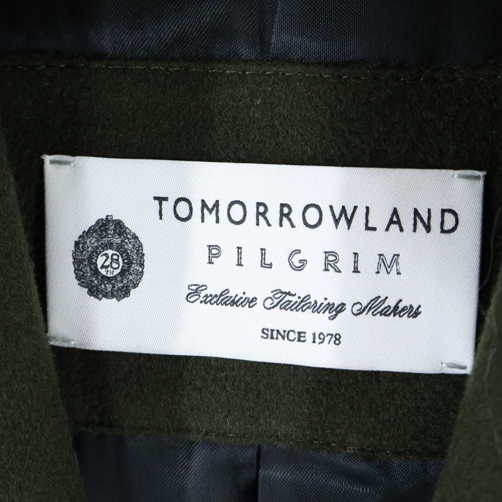 TOMORROWLAND PILGRIM(トゥモローランド ピルグリム) ウール チェスターコート ジャケット カーキ