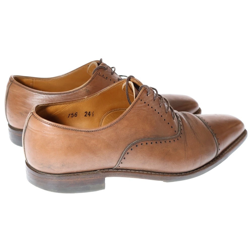 SCOTCH GRAIN(スコッチグレイン) レザー ストレートチップ レースアップ ブーツ レディース ブラウン 756