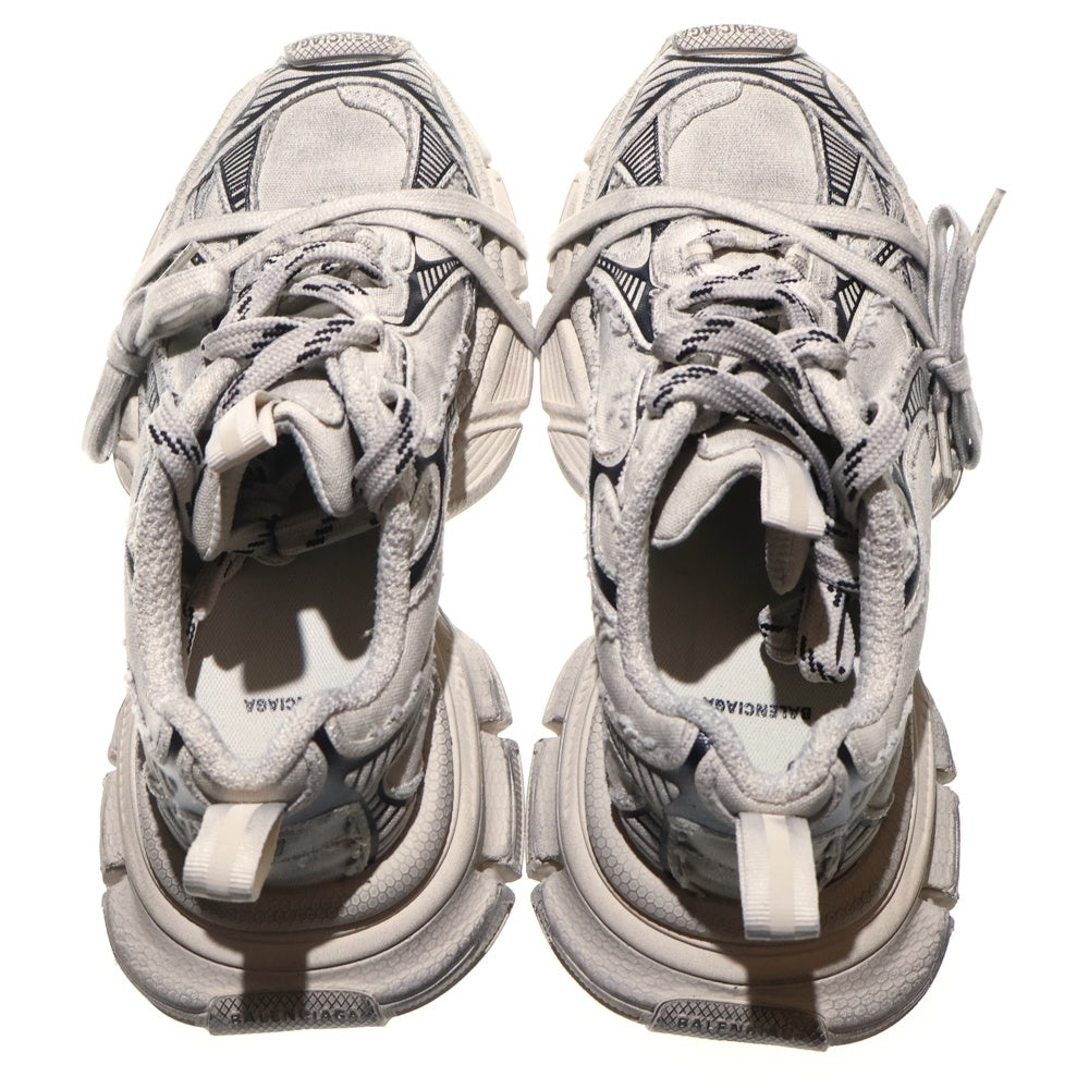 BALENCIAGA(バレンシアガ) 3XL SNEAKER スリーエックスエル ユーズドデザイン ローカットスニーカー レディース ホワイト/ブラック 734731