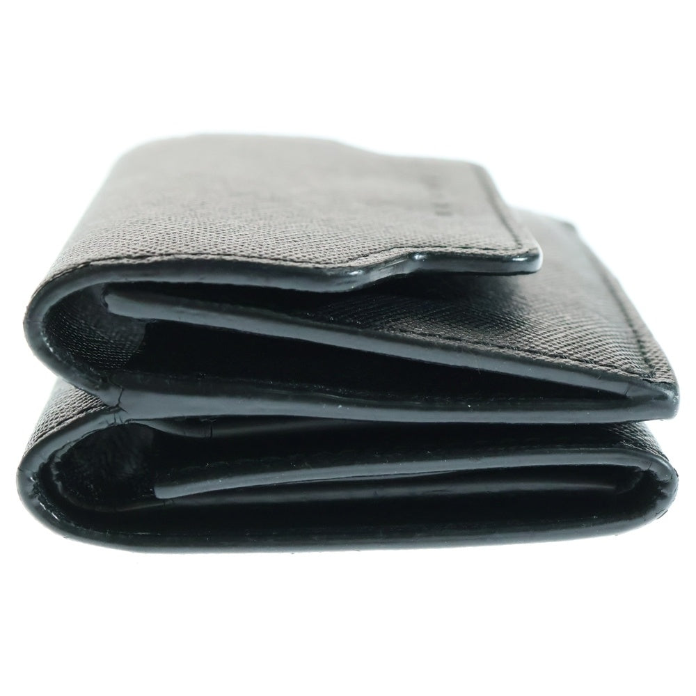 MARNI(マルニ) フロントロゴ レザー 三つ折り コンパクトウォレット 財布 ブラック PFMOW02U07