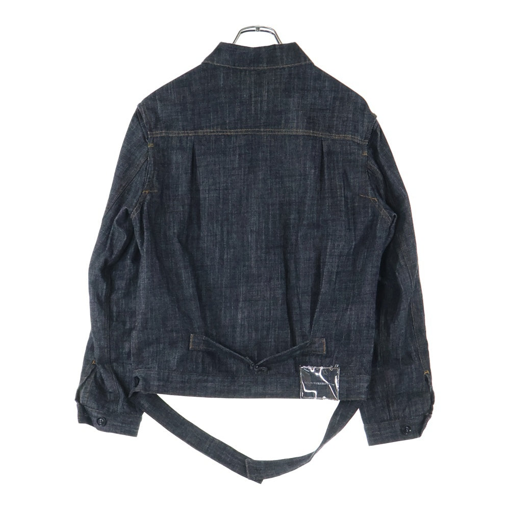 Y's(ワイズ) 8OZ DENIM TUCKED DENIM JACKET 8オンス タックド デニムジャケット ブラック レディース YT-Y02-028