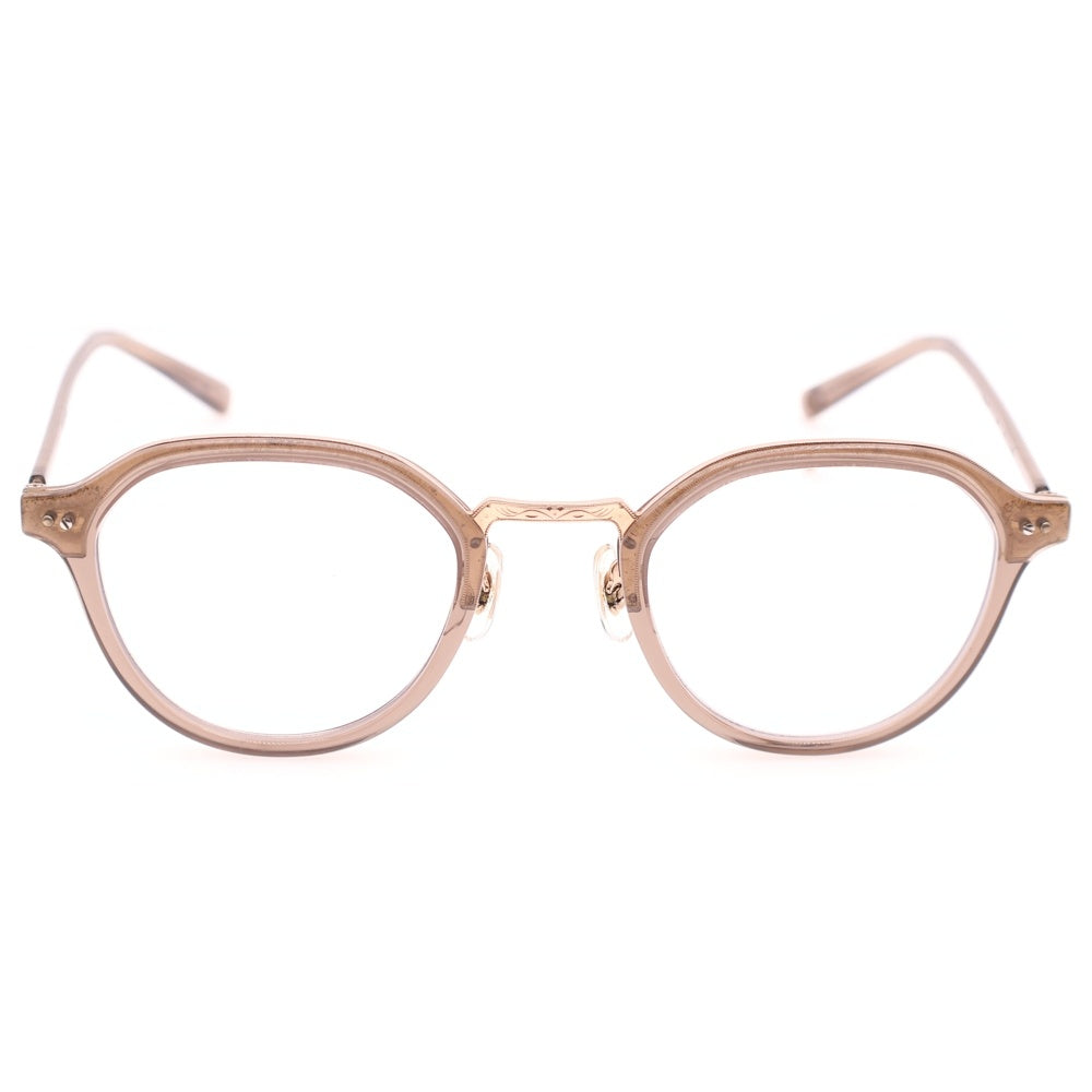 EYEVAN(アイヴァン) Robert ロバート ボストン フレーム メガネ ゴールド