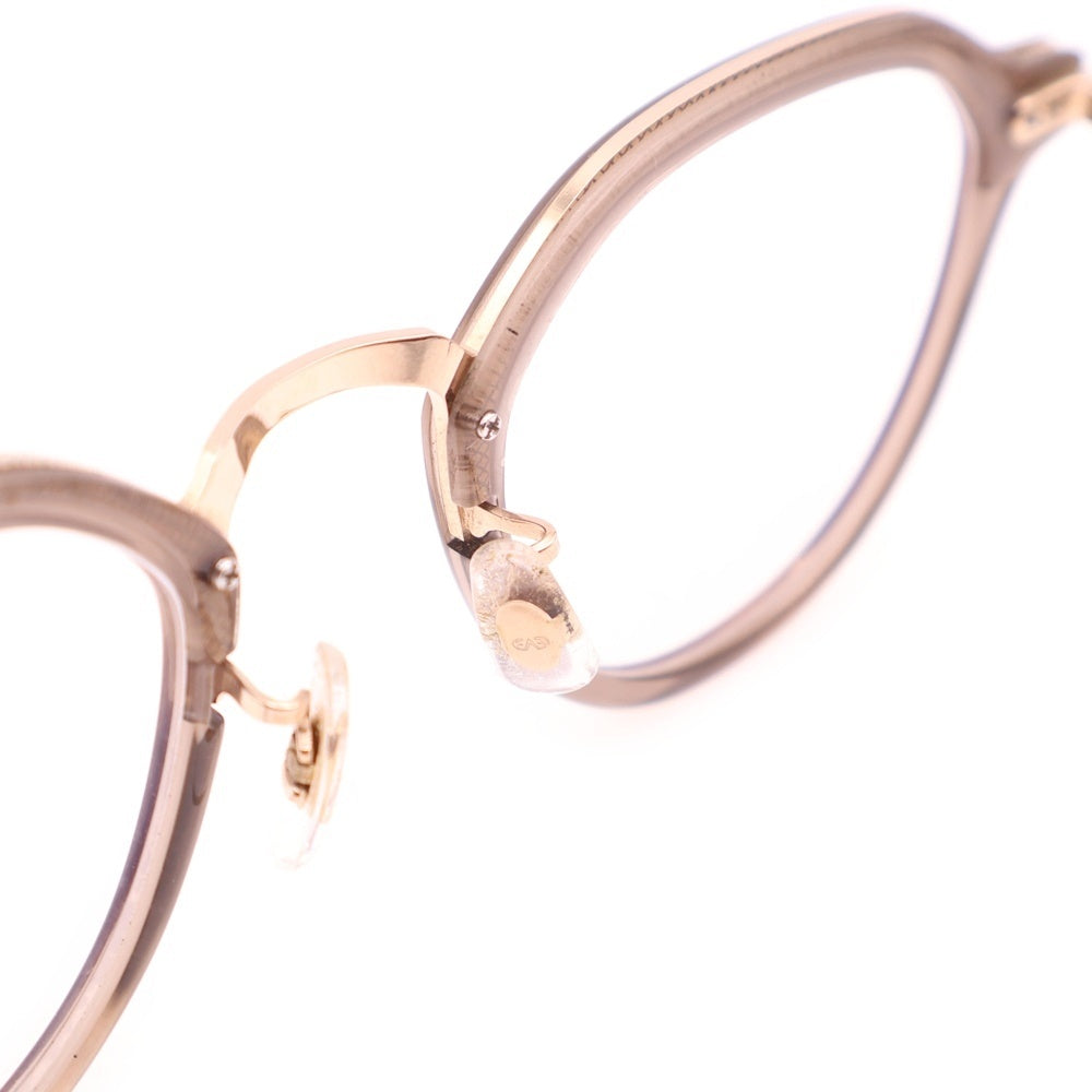 EYEVAN(アイヴァン) Robert ロバート ボストン フレーム メガネ ゴールド