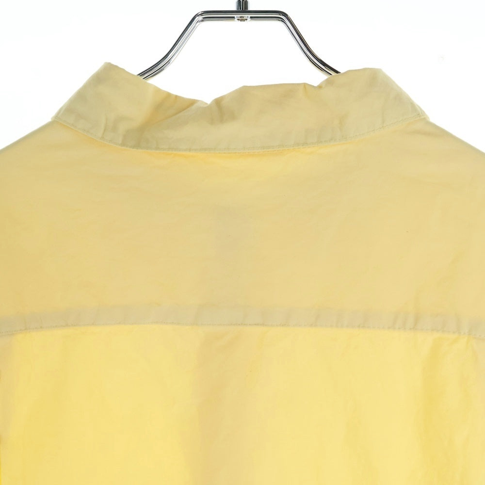 yarmo(ヤーモ) コットン オーバーサイズ 長袖シャツ イエロー YAR-21AW S11 C