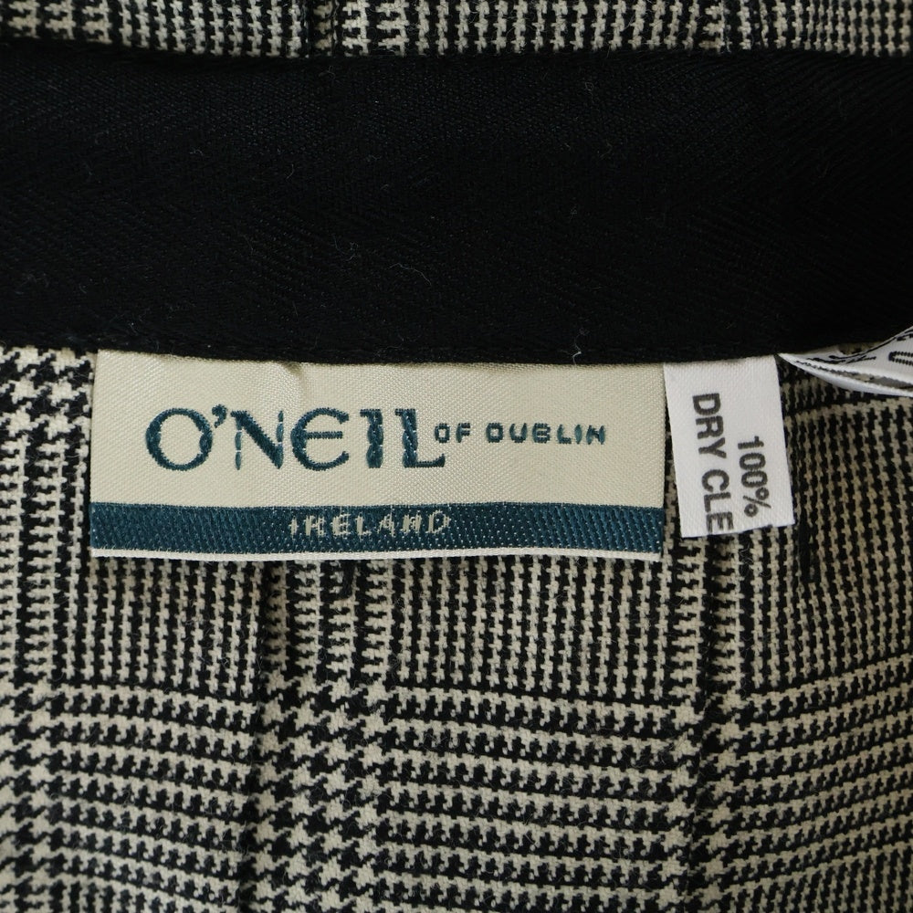 NO BRAND(ノーブランド) O'NEIL OF DUBLIN (オニールオブダブリン) グレンチェック プリーツスカート レディース グレー