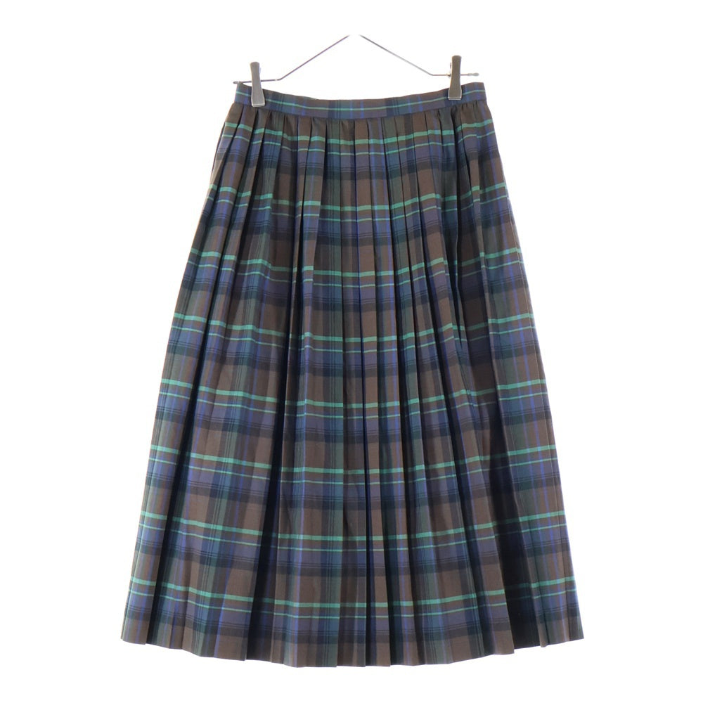 AURALEE(オーラリー) SUPER LIGHT WOOL CHECK PLEATED SKIRT スーパー ライト ウール チェック プリーツド スカート レディース マルチカラー A8AS04LC