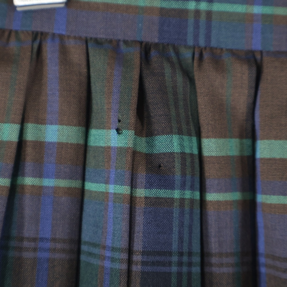 AURALEE(オーラリー) SUPER LIGHT WOOL CHECK PLEATED SKIRT スーパー ライト ウール チェック プリーツド スカート レディース マルチカラー A8AS04LC