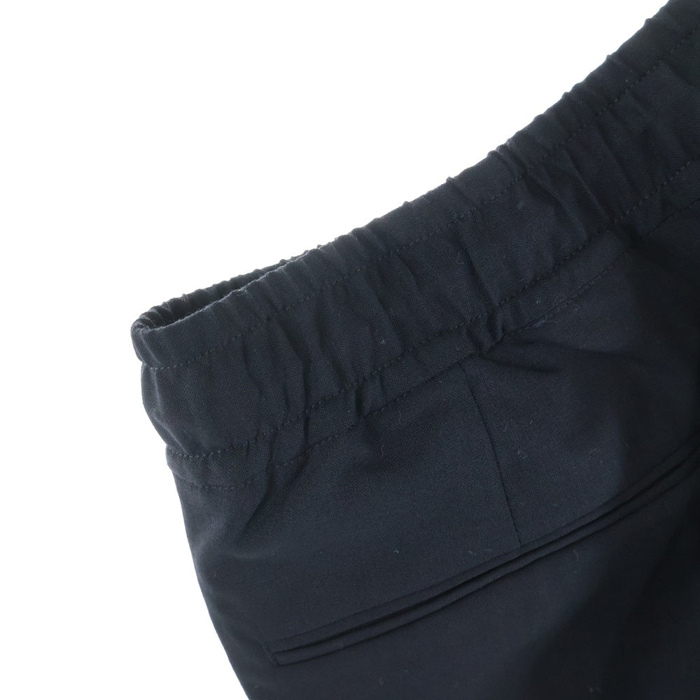 KNOTT(ノット) ウール イージーテーパードパンツ ブラック