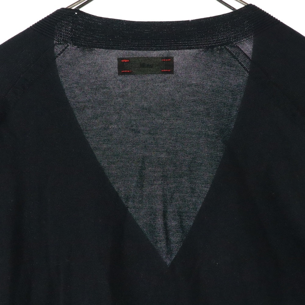 unfil(アンフィル) スナップボタン カーディガン ブラック WWSP-UU005