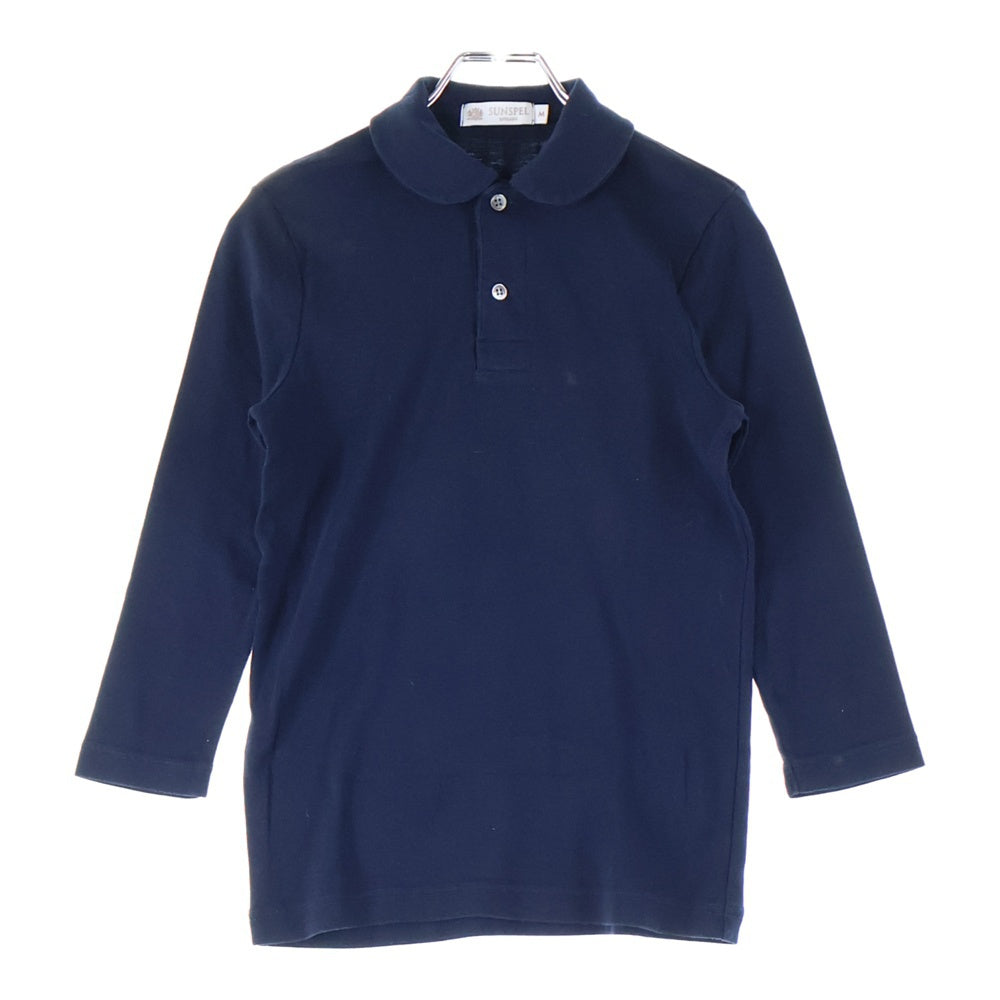 SUNSPEL(サンスペル) 2ボタン ロングスリーブ 長袖ポロシャツ レディース ネイビー 11S-AG-009