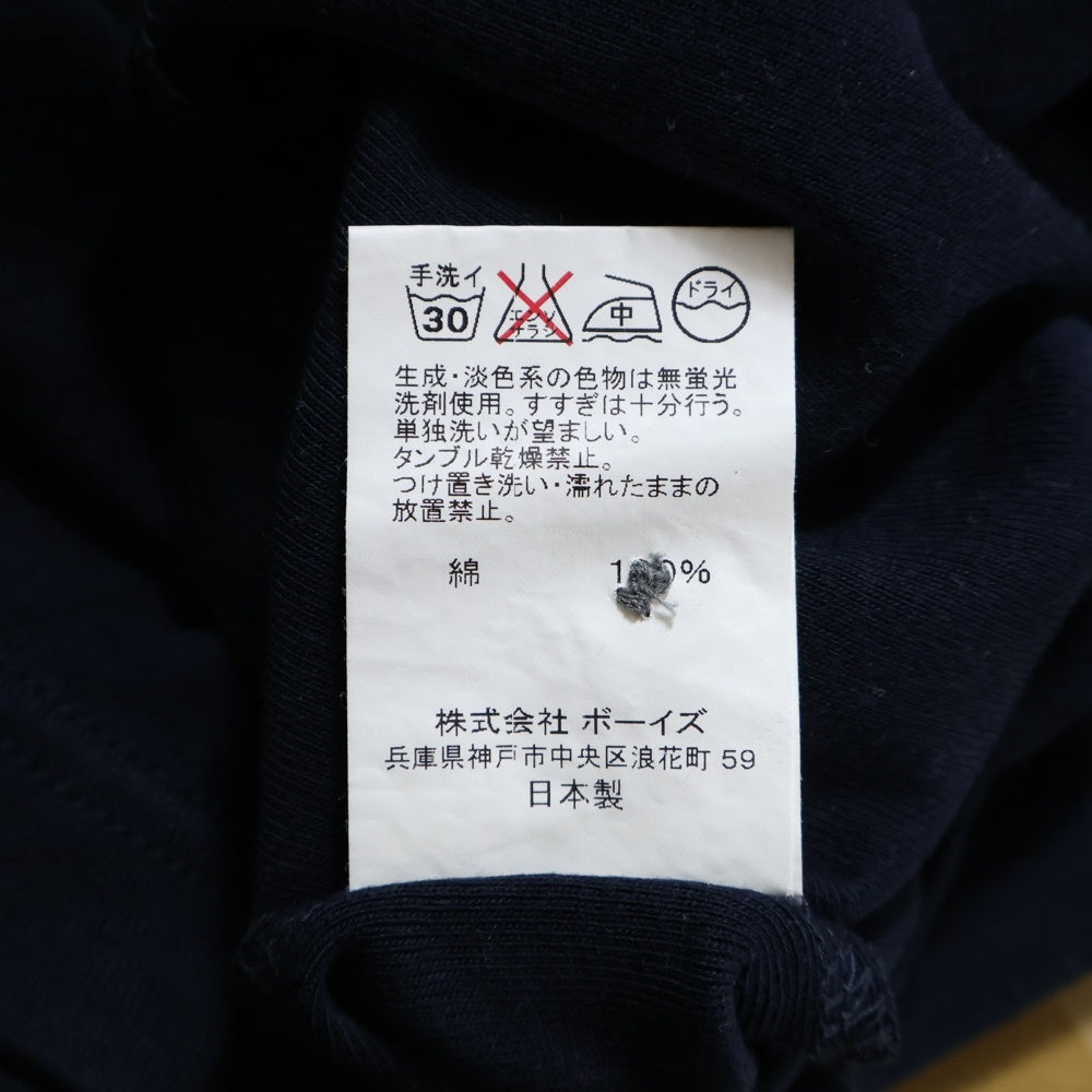 SUNSPEL(サンスペル) 2ボタン ロングスリーブ 長袖ポロシャツ レディース ネイビー 11S-AG-009