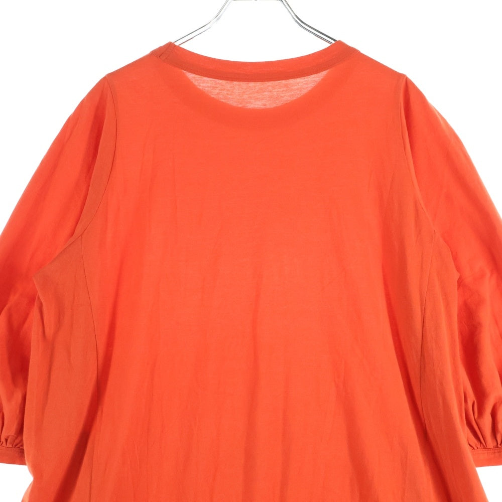 45RPM(フォーティーファイブアールピーエム) クルーネック半袖ワンピース ドレス カットソー レディース オレンジ