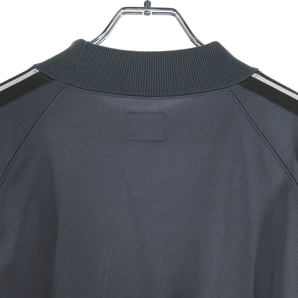 Needles(ニードルス) ×BEAMS BOY ビームスボーイ フロント刺繍 モックネックスウェットトレーナー グレー LQ360