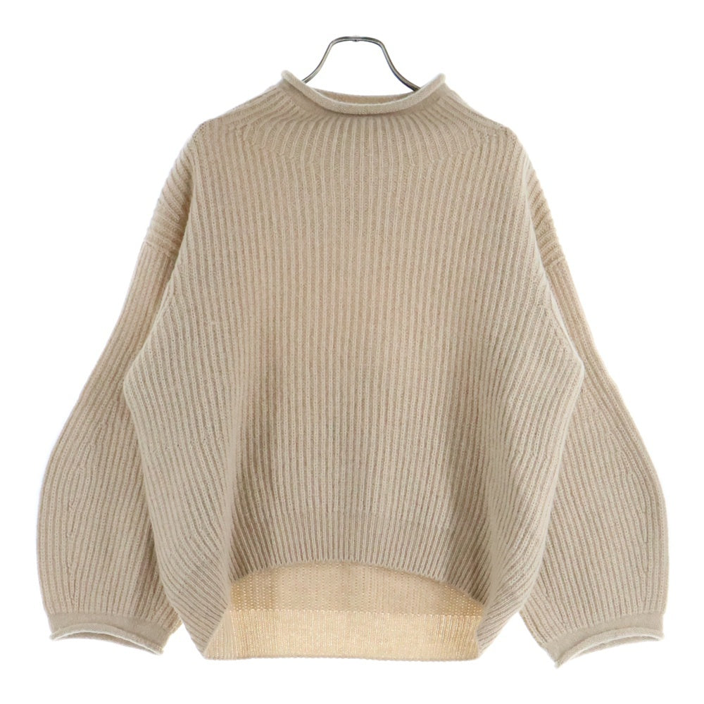 unfil(アンフィル) キャメル タートルネックニットセーター レディース ベージュ OSFL-UW140