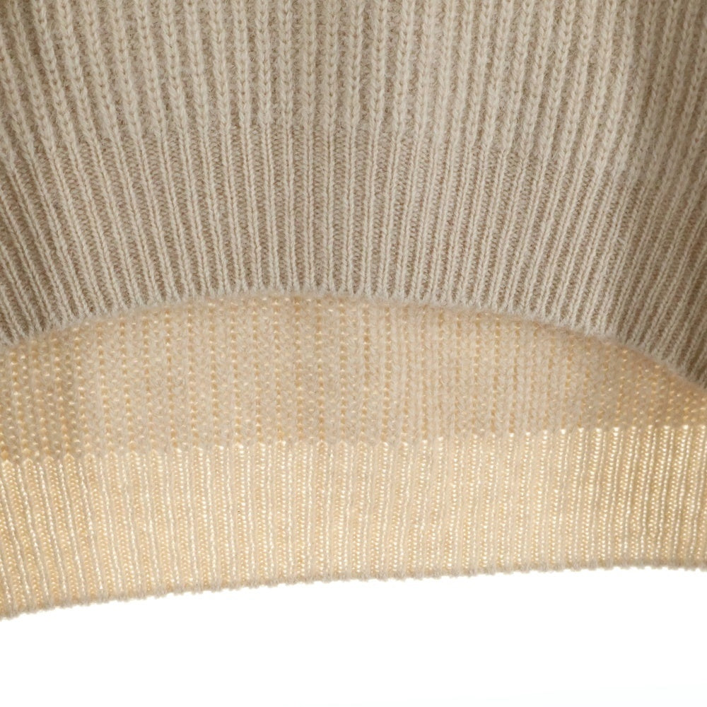 unfil(アンフィル) キャメル タートルネックニットセーター レディース ベージュ OSFL-UW140