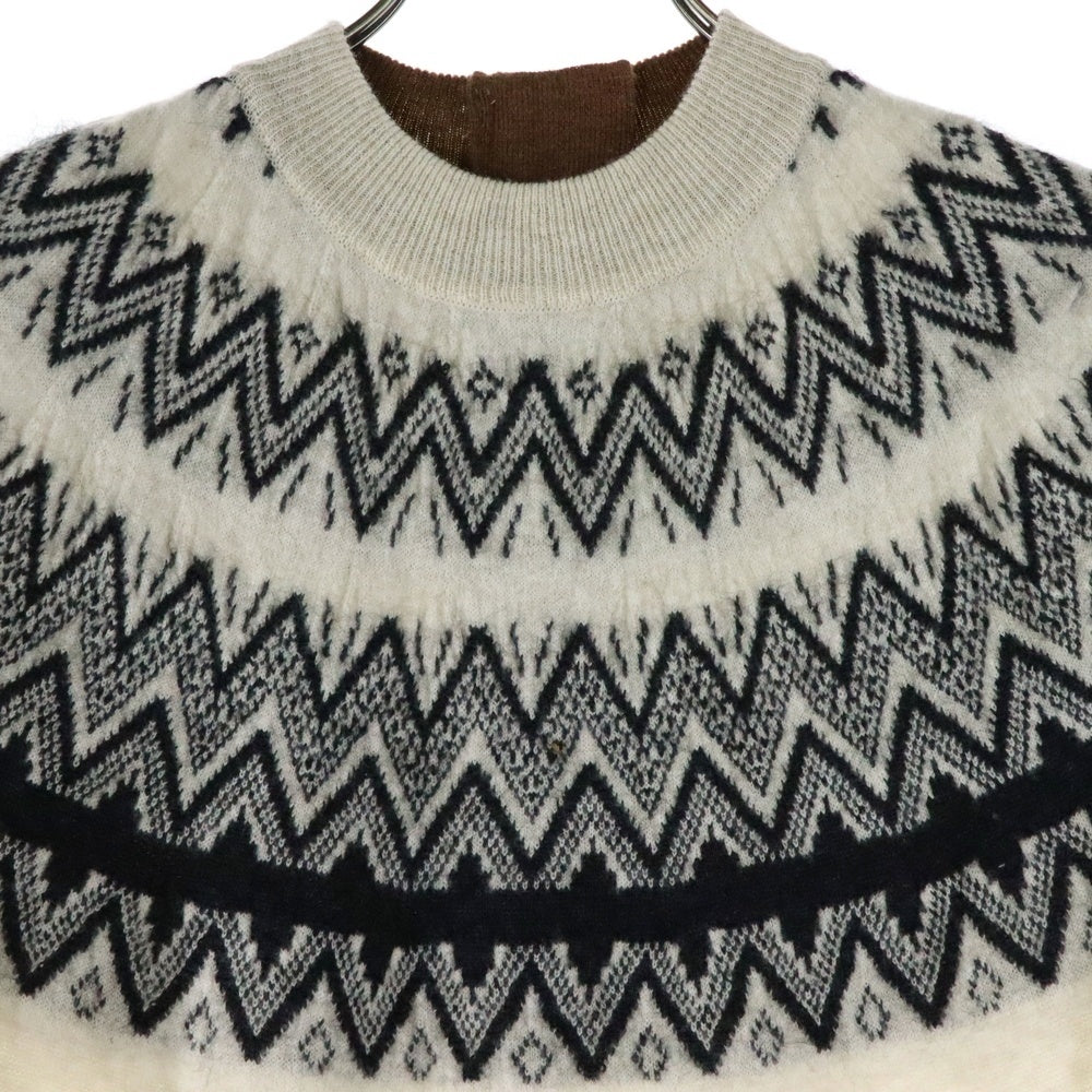 unfil(アンフィル) ウール ロングスリーブ 長袖ワンピース ドレス レディース アイボリー ONFL-UW115