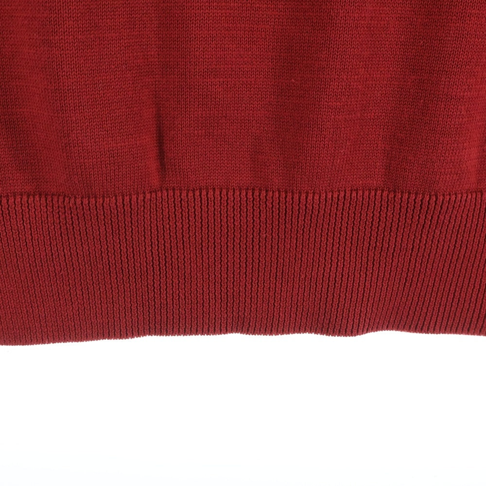 Graphpaper(グラフペーパー) コットン クルーネックノースリーブベスト カットソー レッド GM181-80078