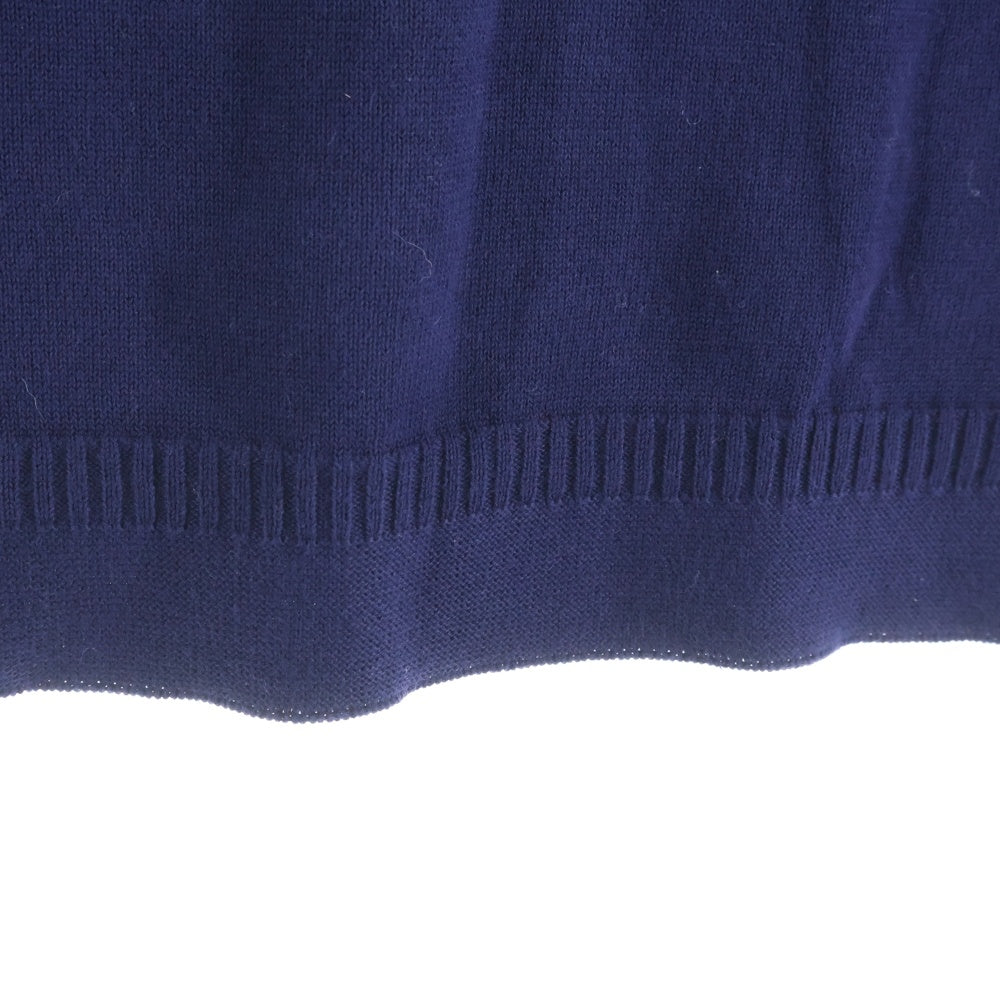 LE TRICOTEUR(ル トリコチュール) クルーネックニットセーター ネイビー 14S-UH-002