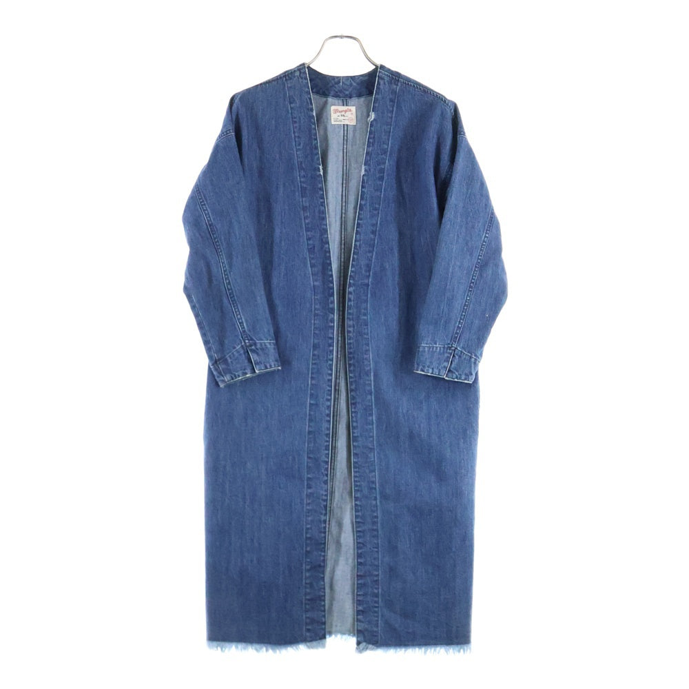 Wrangler(ラングラー) ×RONHERMAN ロンハーマン カットオフ デニムガウンコート インディゴ WS9063