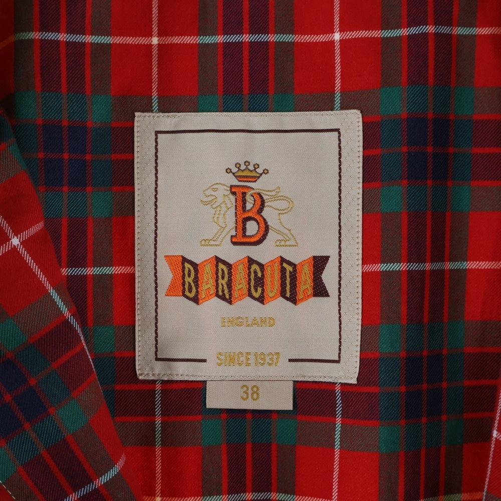 BARACUTA(バラクータ) スウィングトップ ジップアップフライトジャケット ブルゾン イエロー 1401019