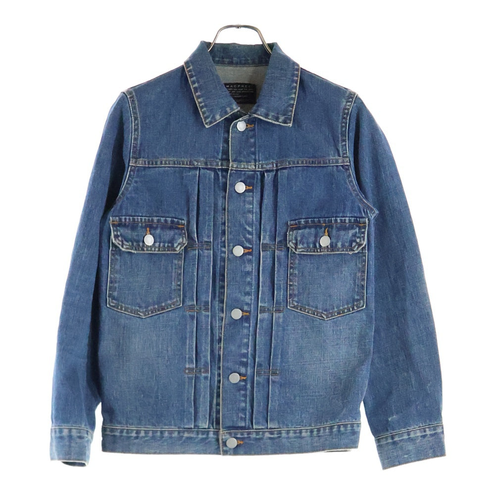 MACPHEE(マカフィ) 2ポケット デニムジャケット Gジャン インディゴ 12-07-64-07103