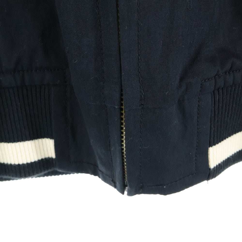 RON HERMAN(ロンハーマン) ナイロン ジップアップフライトジャケット MA-1 ブラック 512040048-1071