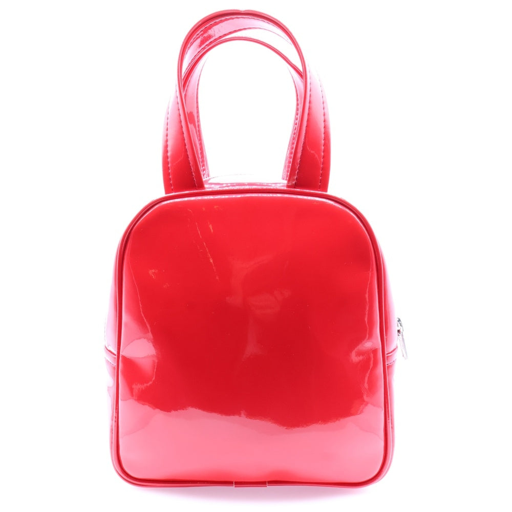 COMME DES GARCONS GIRL(コムデギャルソンガール) ハートドット エナメル ハンドバッグ レッド レディース NM-K 201