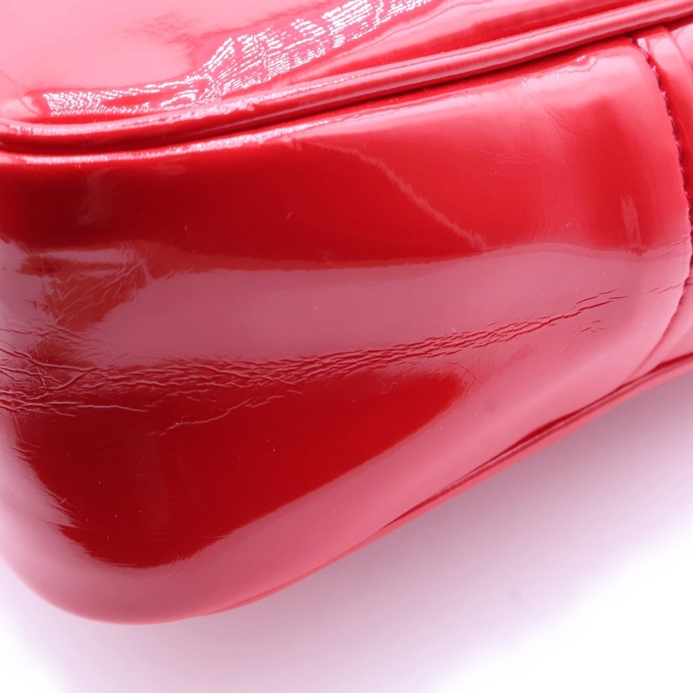 COMME DES GARCONS GIRL(コムデギャルソンガール) ハートドット エナメル ハンドバッグ レッド レディース NM-K 201