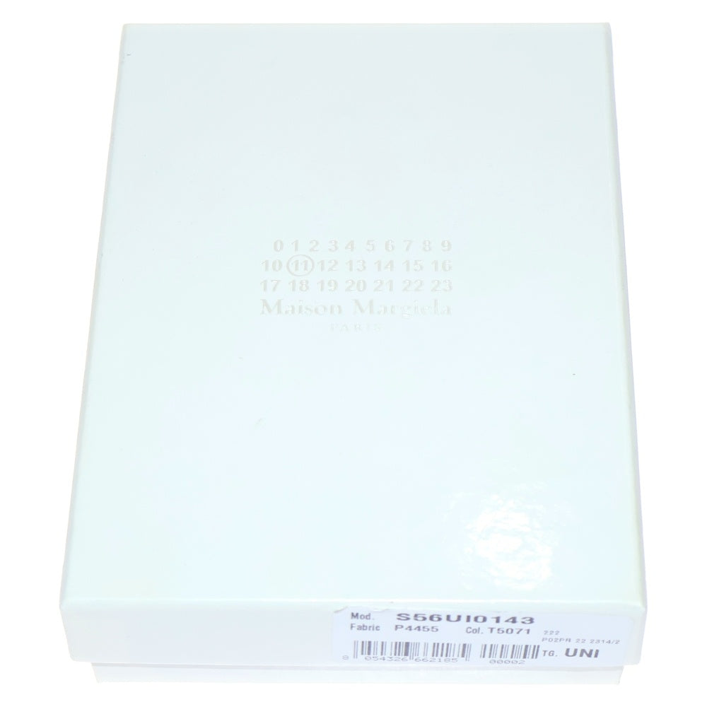 Maison Margiela 11(メゾンマルジェラ11) 4ステッチ レザーフラグメントケース コイン カードケース 財布 コンパクトウォレット ピンクブラウン S56UI0143