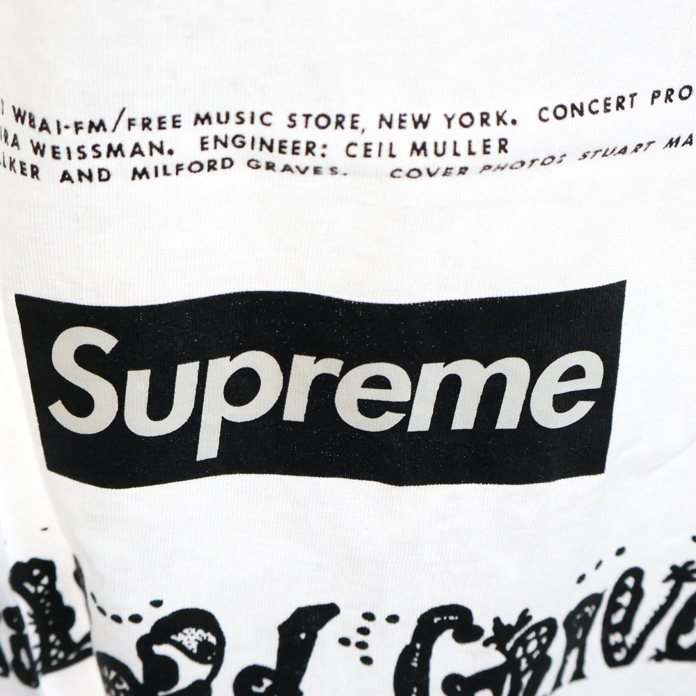 SUPREME(シュプリーム) 22AW Milford Graves Tee ミルフォードグレイブス 両面プリントTシャツ 半袖クルーネックカットソー ホワイト
