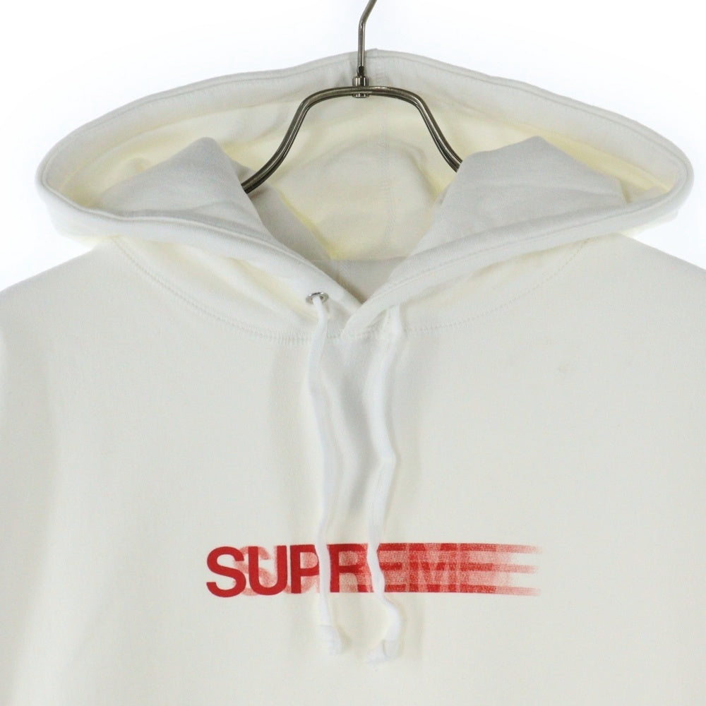 SUPREME(シュプリーム) 20SS Motion Logo Hooded Sweat モーションロゴ スウェットプルオーバーパーカー フーディー ホワイト