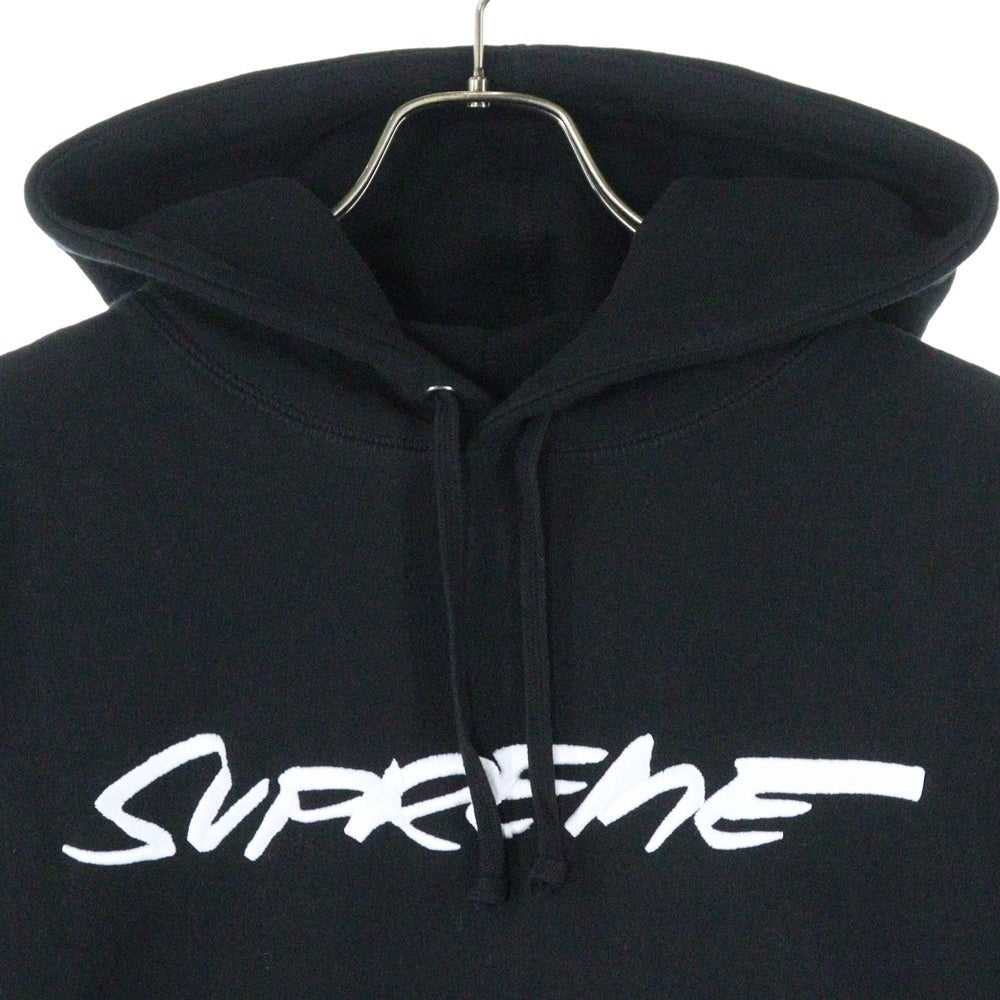 SUPREME(シュプリーム) 24SS Futura Logo Hooded Sweatshirt フューチュラロゴ スウェットプルオーバーパーカー ブラック