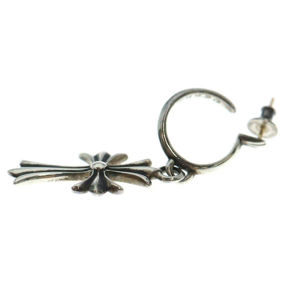 CHROME HEARTS(クロムハーツ) TINY CH CROSS タイニーCHクロス フープピアス シルバー BCA115