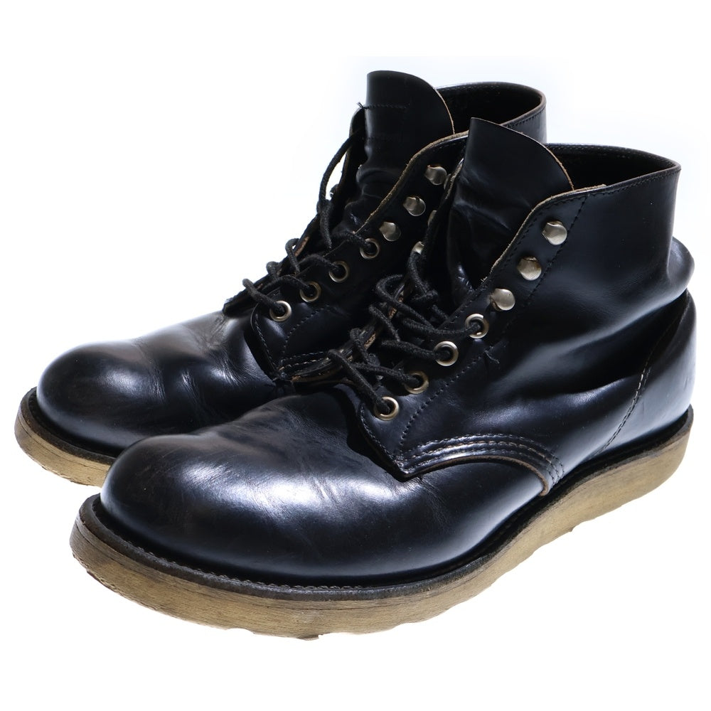 RED WING(レッド ウイング) 8165 6-INCH CLASSIC ROUND クラシックラウンド レザー レースアップ ブーツ ブラック