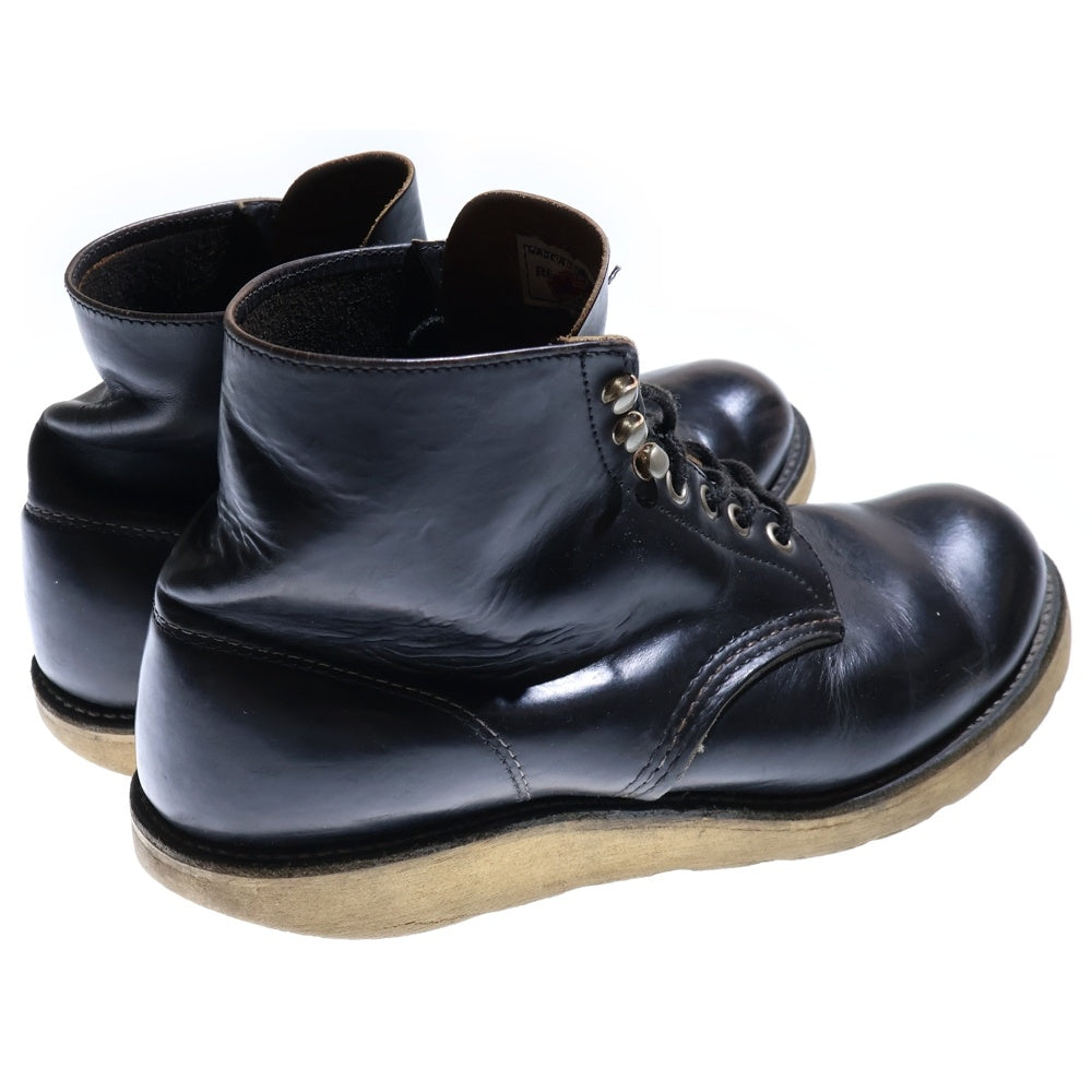 RED WING(レッド ウイング) 8165 6-INCH CLASSIC ROUND クラシックラウンド レザー レースアップ ブーツ ブラック