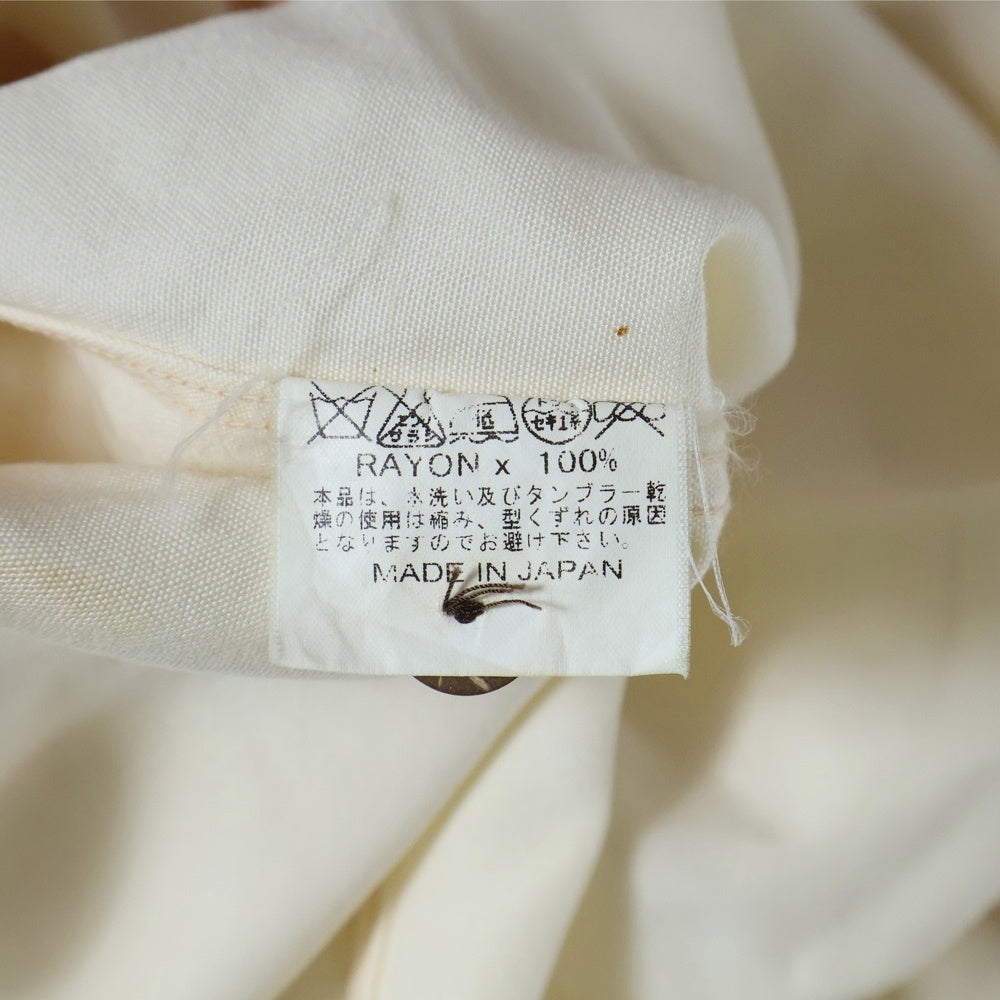 SUN SURF(サンサーフ) 09SS Special Edition PIN UP QUEEN LONG SLEEVE スペシャルエディション ピンアップ クイーン 長袖ハワイアンシャツ アロハシャツ アイボリー SS24657