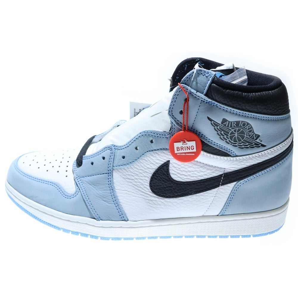 NIKE(ナイキ) AIR JORDAN 1 RETRO HIGH OG UNIVERSITY BLUE エアジョーダン1 レトロ ユニバーシティブルー ハイカットスニーカー ブルー US14/32cm 555088-134