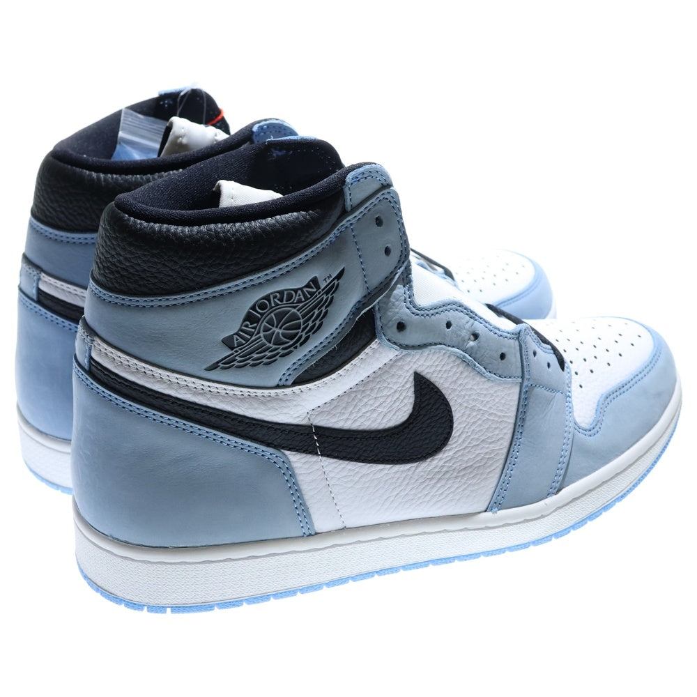 NIKE(ナイキ) AIR JORDAN 1 RETRO HIGH OG UNIVERSITY BLUE エアジョーダン1 レトロ ユニバーシティブルー ハイカットスニーカー ブルー US14/32cm 555088-134