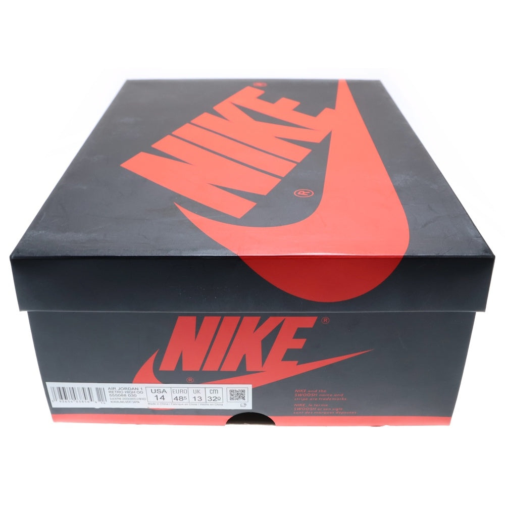 NIKE(ナイキ) AIR JORDAN 1 RETRO HIGH OG PINE GREEN エアジョーダン1 レトロ パイングリーン ハイカットスニーカー ブラック/グリーン US14/32cm 555088-030