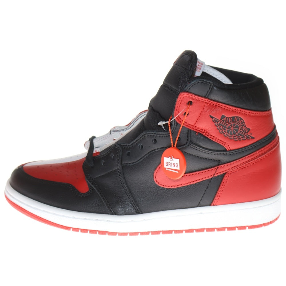 NIKE(ナイキ) AIR JORDAN 1 RETRO HIGH OG NRG HOMAGE TO HOME エアジョーダン1 レトロ ハイ オマージュトゥーホーム ハイカット スニーカー レッド US9.5/27.5cm 861428-061