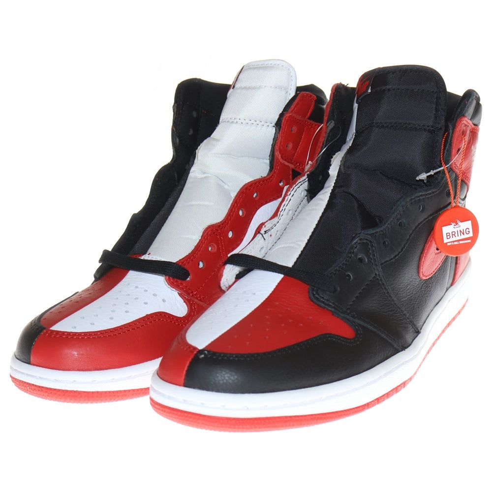 NIKE(ナイキ) AIR JORDAN 1 RETRO HIGH OG NRG HOMAGE TO HOME エアジョーダン1 レトロ ハイ オマージュトゥーホーム ハイカット スニーカー レッド US9.5/27.5cm 861428-061