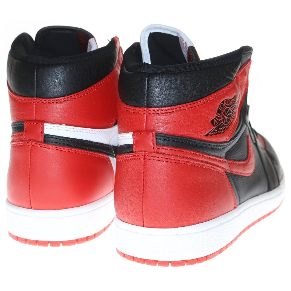 NIKE(ナイキ) AIR JORDAN 1 RETRO HIGH OG NRG HOMAGE TO HOME エアジョーダン1 レトロ ハイ オマージュトゥーホーム ハイカット スニーカー レッド US9.5/27.5cm 861428-061