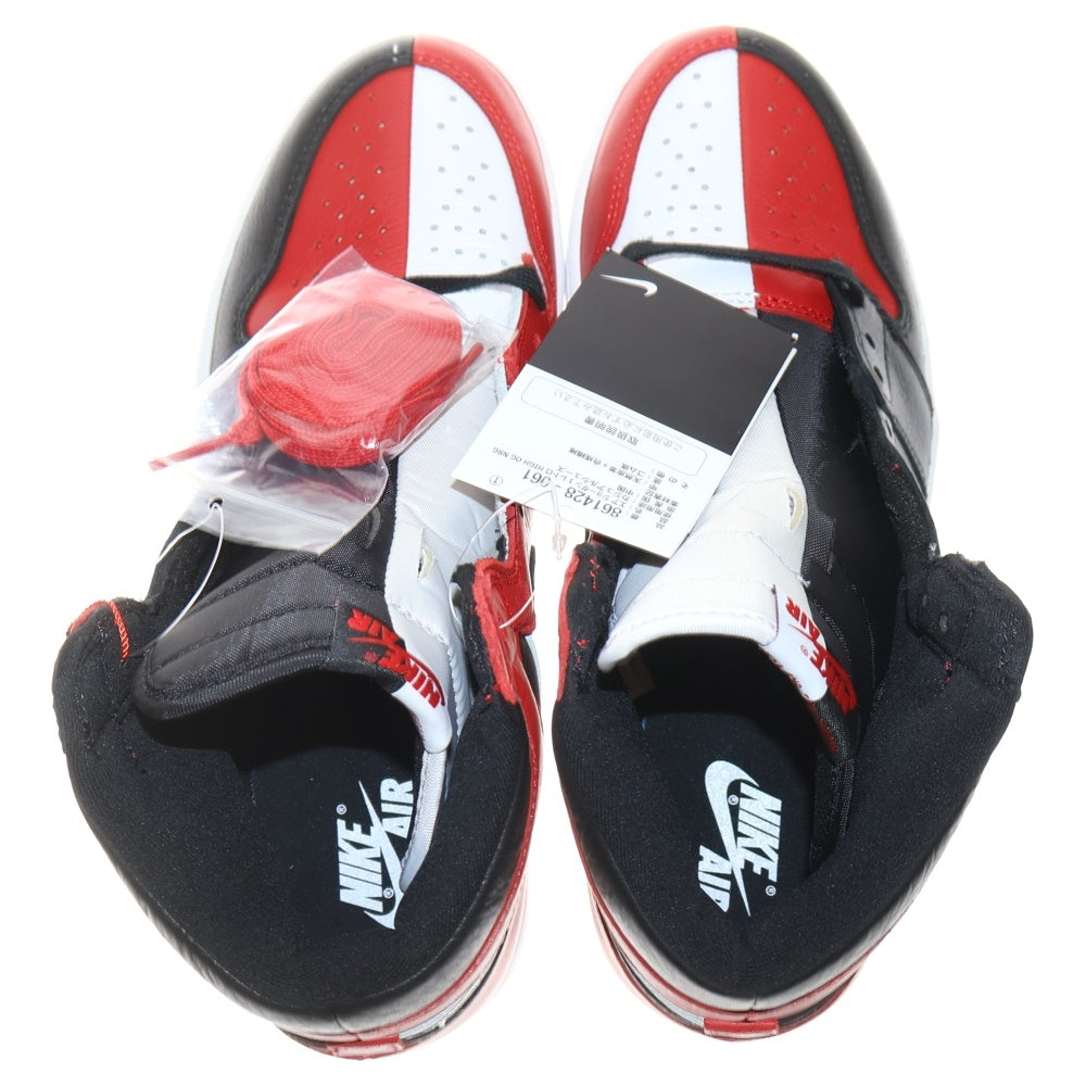 NIKE(ナイキ) AIR JORDAN 1 RETRO HIGH OG NRG HOMAGE TO HOME エアジョーダン1 レトロ ハイ オマージュトゥーホーム ハイカット スニーカー レッド US9.5/27.5cm 861428-061