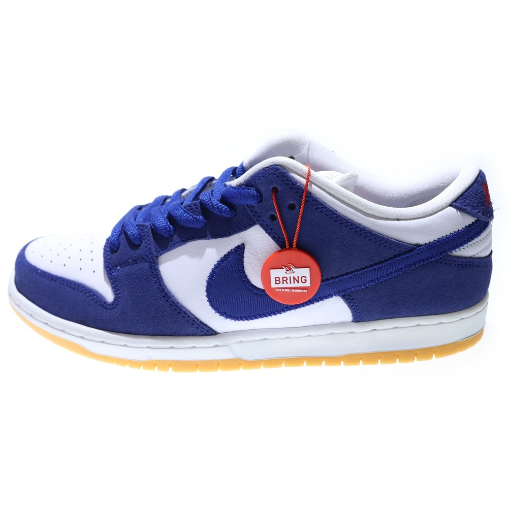 NIKE SB(ナイキエスビー) DUNK LOW PRO PRM LOS ANGELES DODGERS ダンク ロサンゼルス ドジャーズ ローカット スニーカー ホワイト/ブルー US10/28cm DO9395-400
